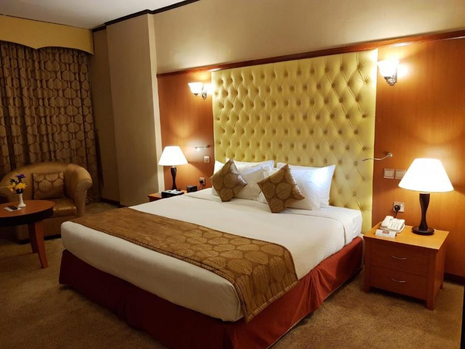 الغرف في فندق الجوهرة دبي