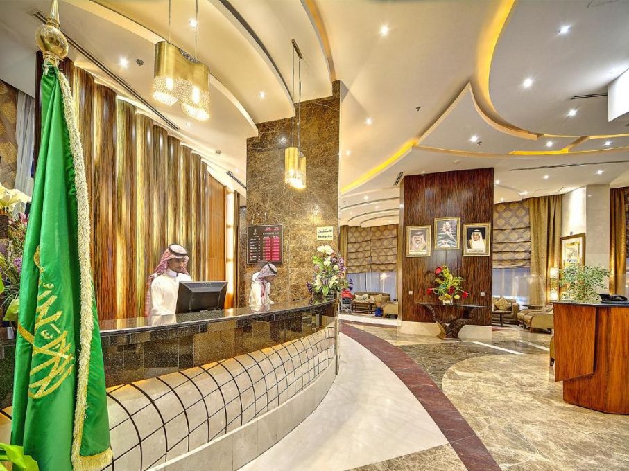 الاستقبال في فندق ايلاف كنده مكة
