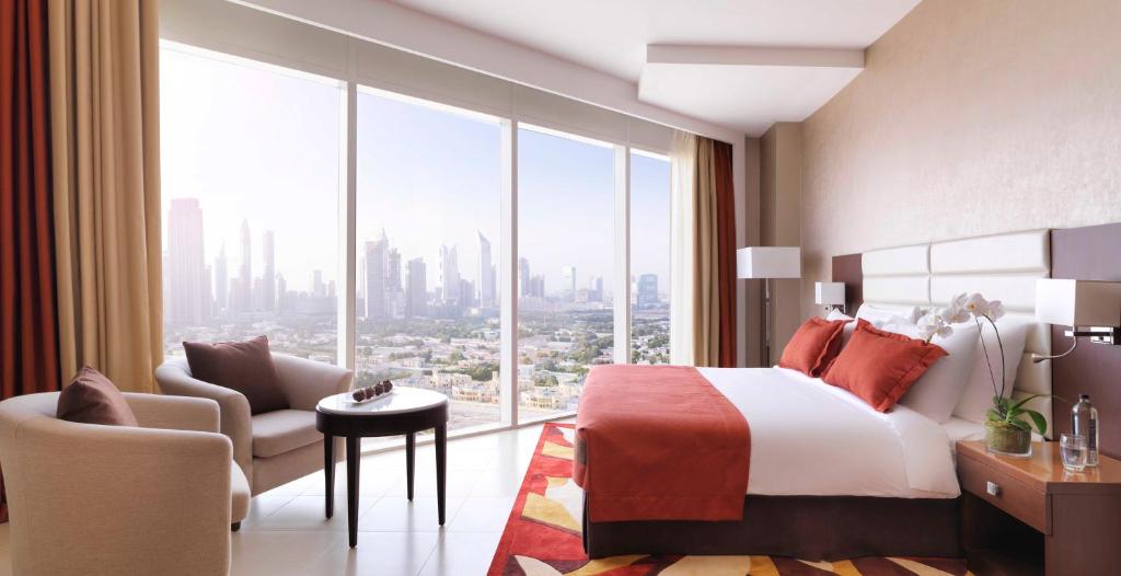 إطلالات الغرف في فندق ميلينيوم سنترال دبي