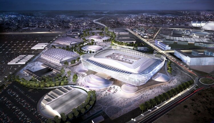 استاد احمد بن علي قطر تحفة من تحف ملاعب قطر لكأس العالم 2022