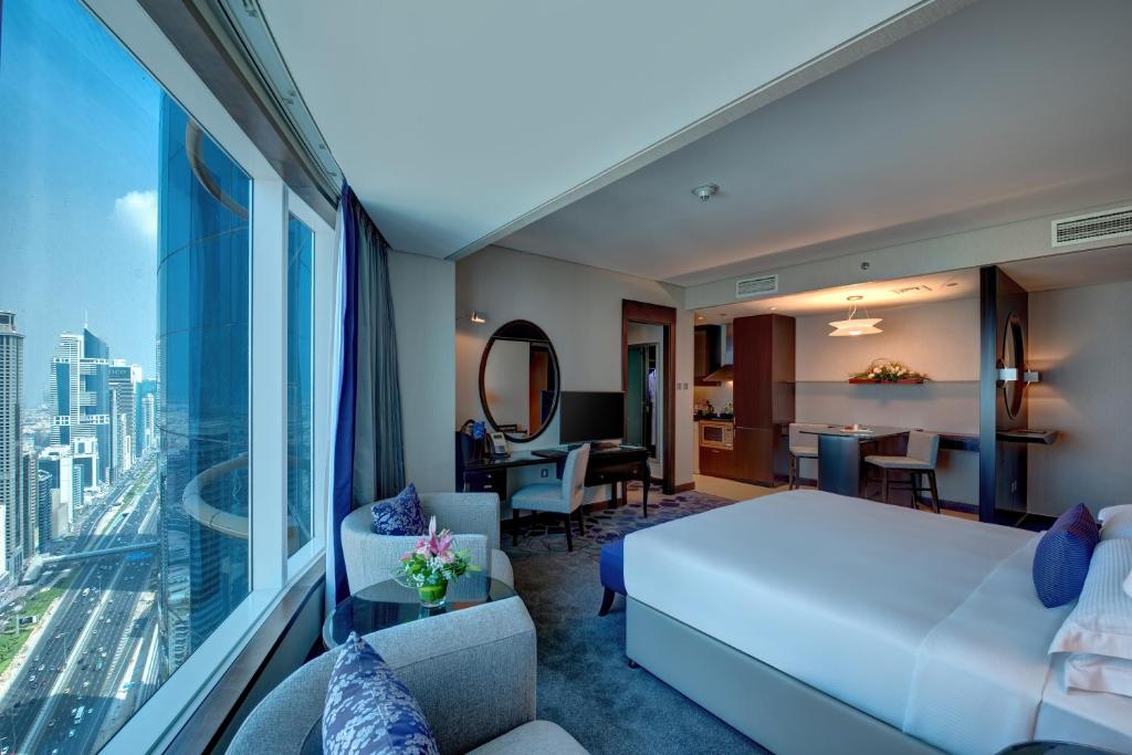 الغرف في فندق روز ريحان دبي
