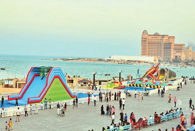 شاطئ كتارا أشهر المعالم السياحية في قطر
