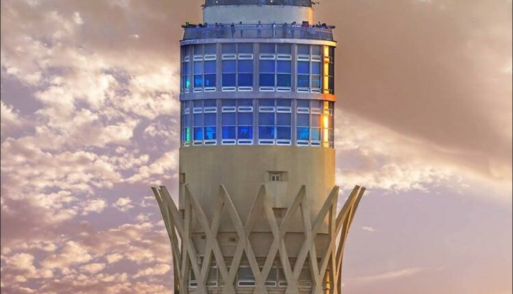 برج القاهرة احد افضل الاماكن السياحيه في القاهره للعوائل
