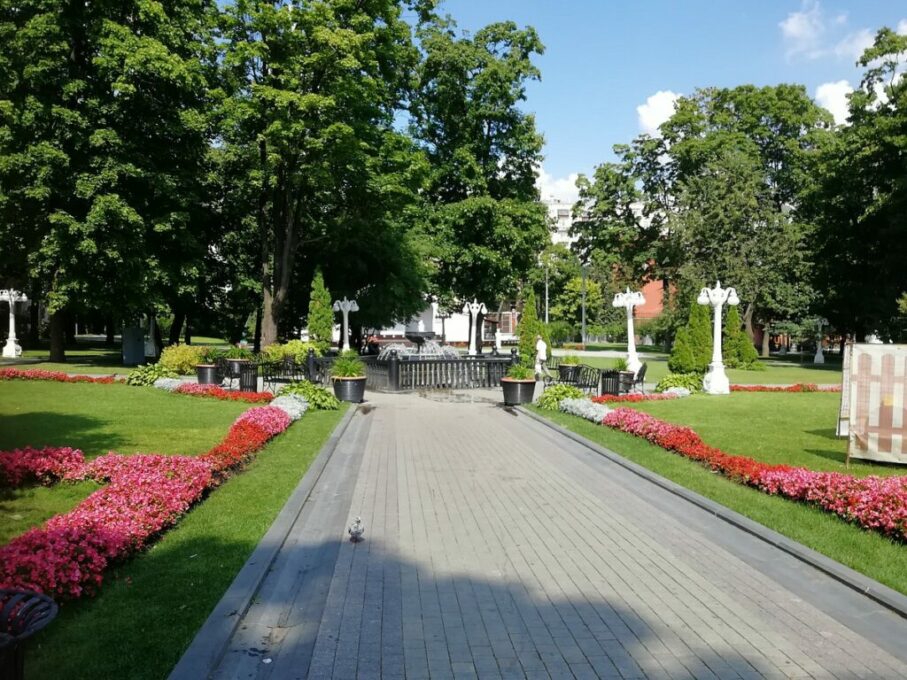 حديقة هيرميتاج موسكو